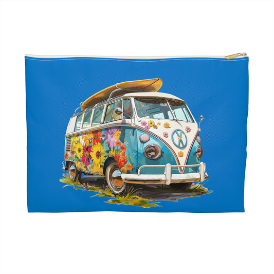 Beach Surfer Dudes & Retro Rides Accessory Pouch - Surf's Up for Your Essentials! Available in 2 sizes.