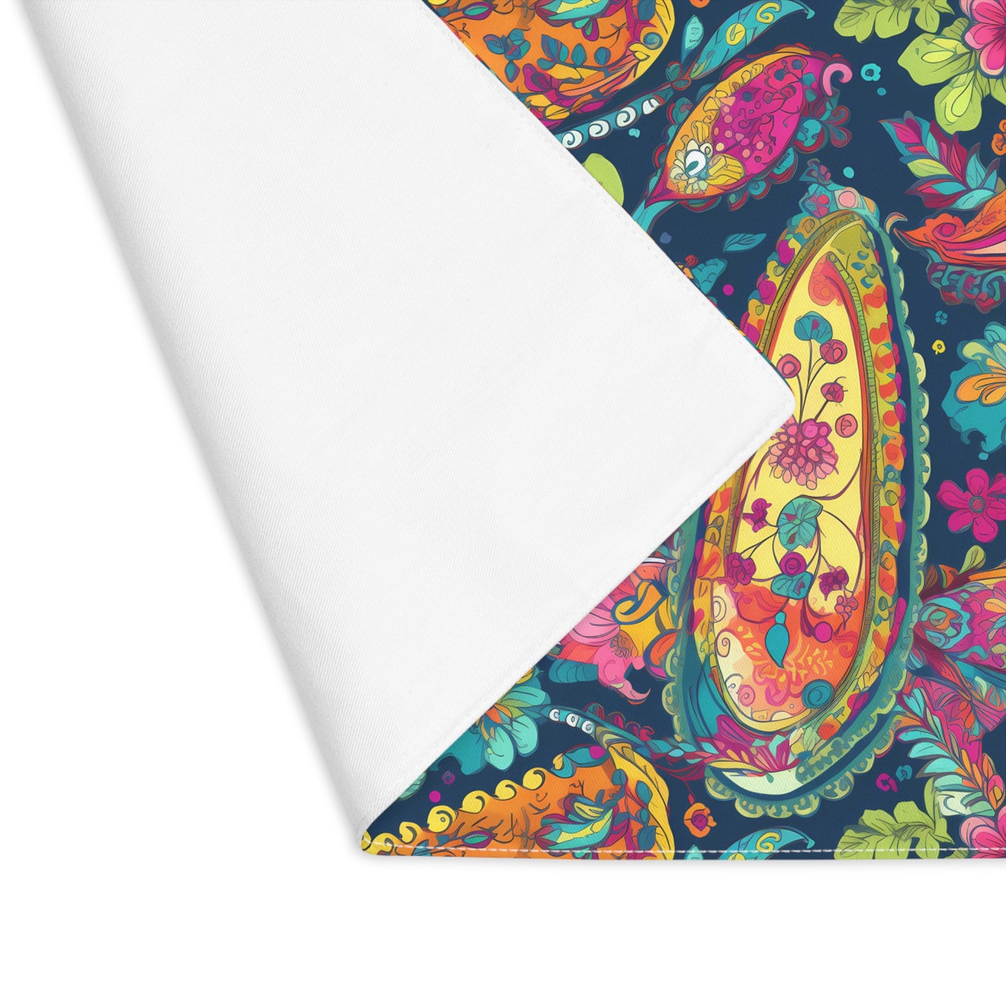 Psychedelic Paisley Party Placemat - 18" x 14".