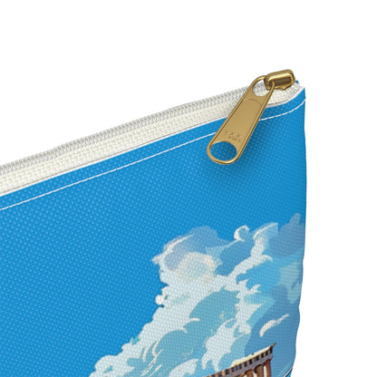 Acropolis Skyline Splendor Accessory Pouch - close-up detail