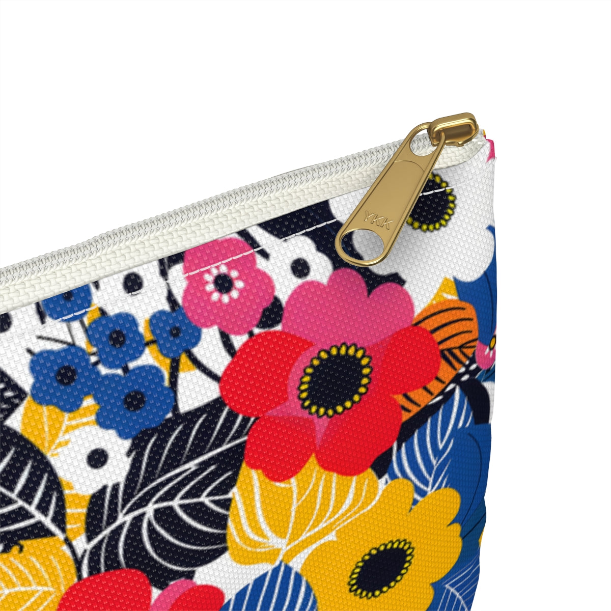 Blossom Burst Accessory Pouch - close-up detail