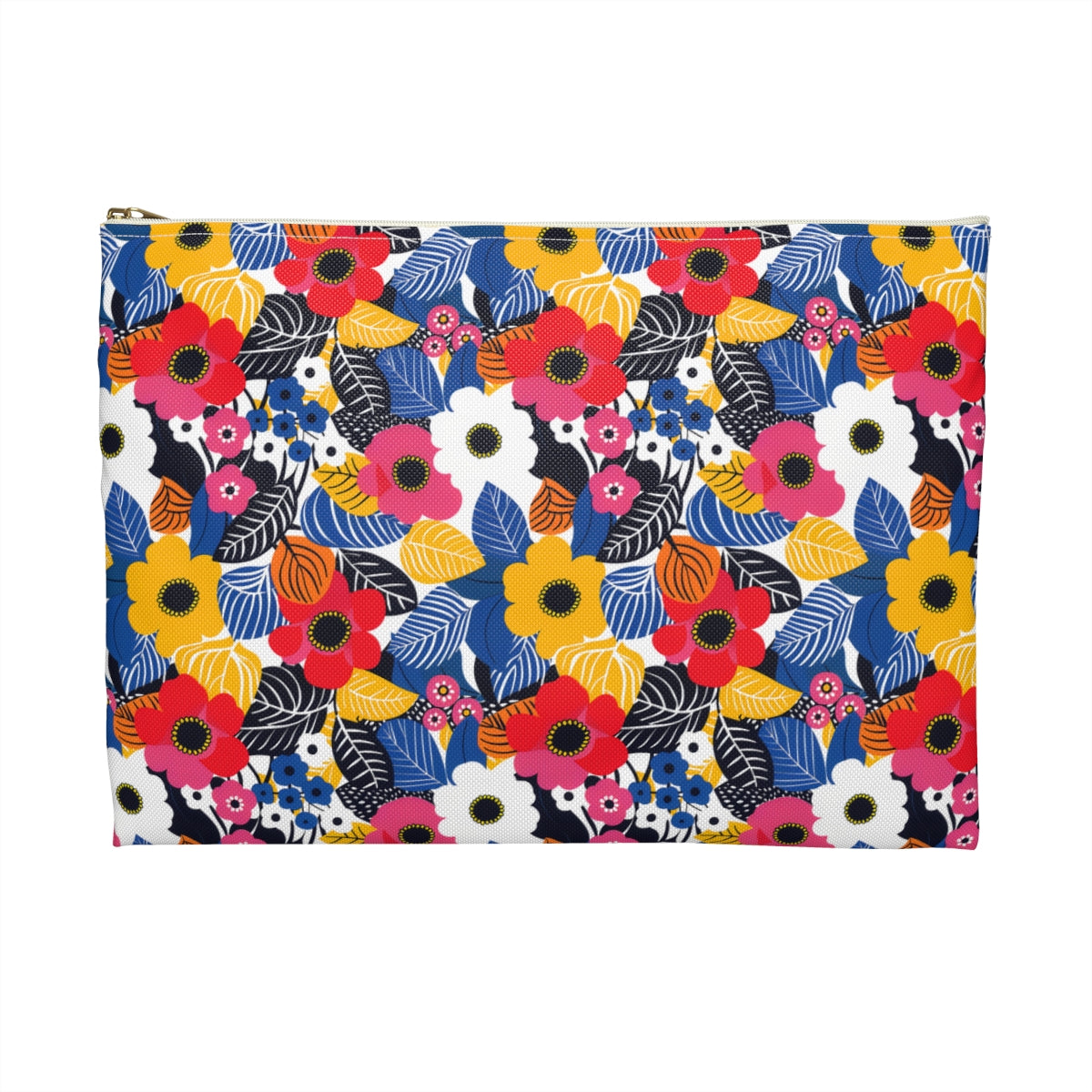 Blossom Burst Accessory Pouch - back view