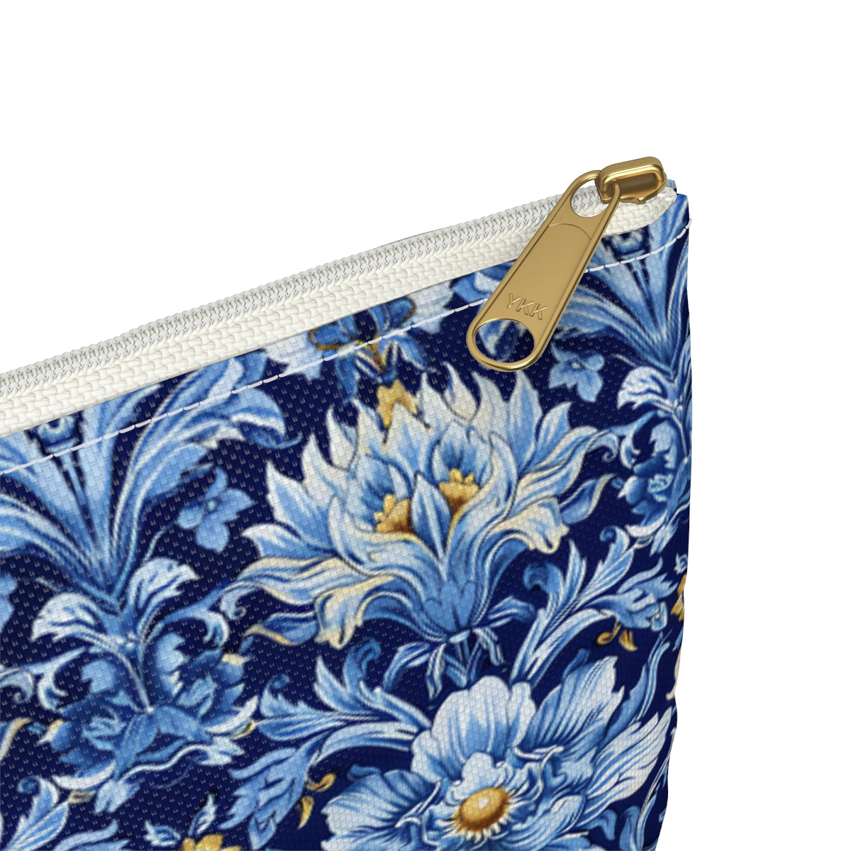 British Heritage Floral Accessory Pouch - close-up detail