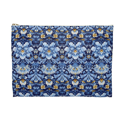 British Heritage Floral Accessory Pouch - back view