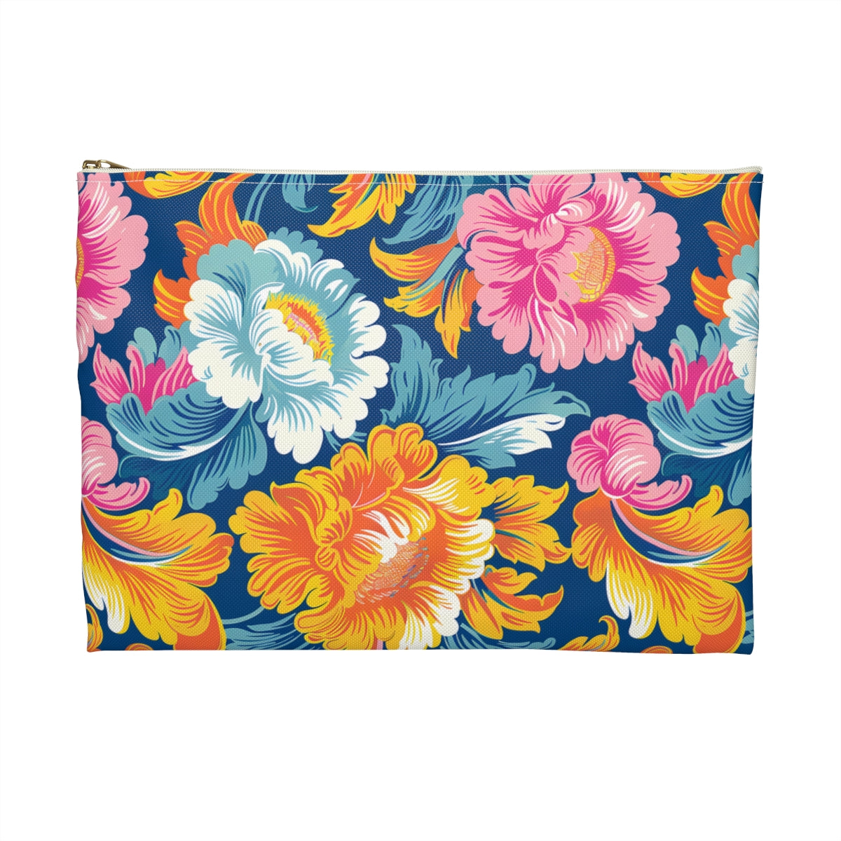 Chintz Charm Accessory Pouch - back view