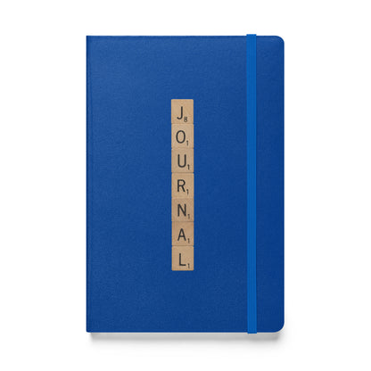 Journal Wooden Letters Hardcover Bound Notebook - Available in 6 colors.