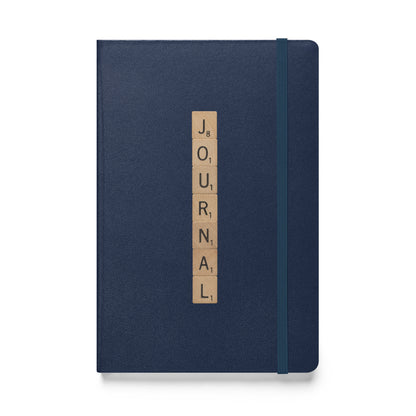 Journal Wooden Letters Hardcover Bound Notebook - Available in 6 colors.