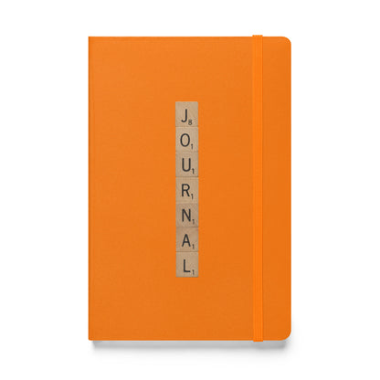 Journal Wooden Letters Hardcover Bound Notebook - Available in 6 colors.