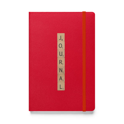 Journal Wooden Letters Hardcover Bound Notebook - Available in 6 colors.