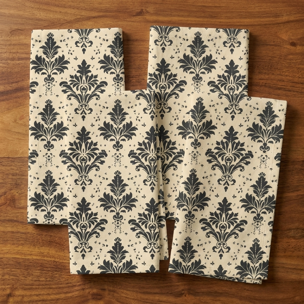 Classic Regency Cloth Napkins - 100% Cotton Twill - Dinner & Cocktail Sizes - Sets of 4 or 8