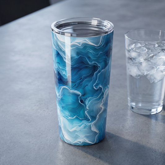 Glacial Caverns Insulated Tumbler - 20 oz. Stainless Steel, Glossy Finish