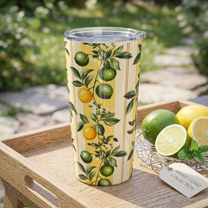 Lemony Lime Insulated Tumbler - 20 oz. Stainless Steel, Glossy Finish