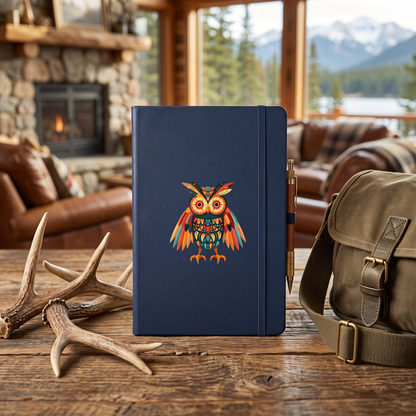 Spirit of the Wild Hardcover Bound hardcover journal in a styled lifestyle scene — Bliss Road Studios