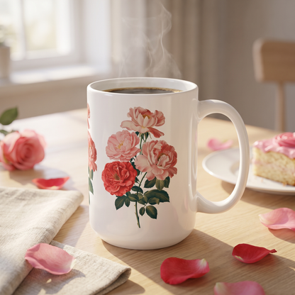 June Birth Month Flower Roses mug lifestyle photo