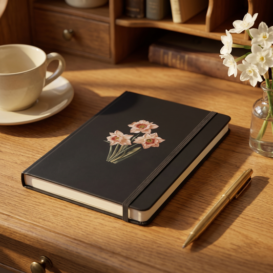 December Birth Month Flower Narcissus notebook lifestyle photo