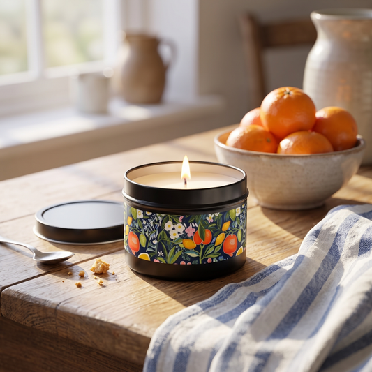 Magical Fruitiness Tin Candle — lifestyle scene