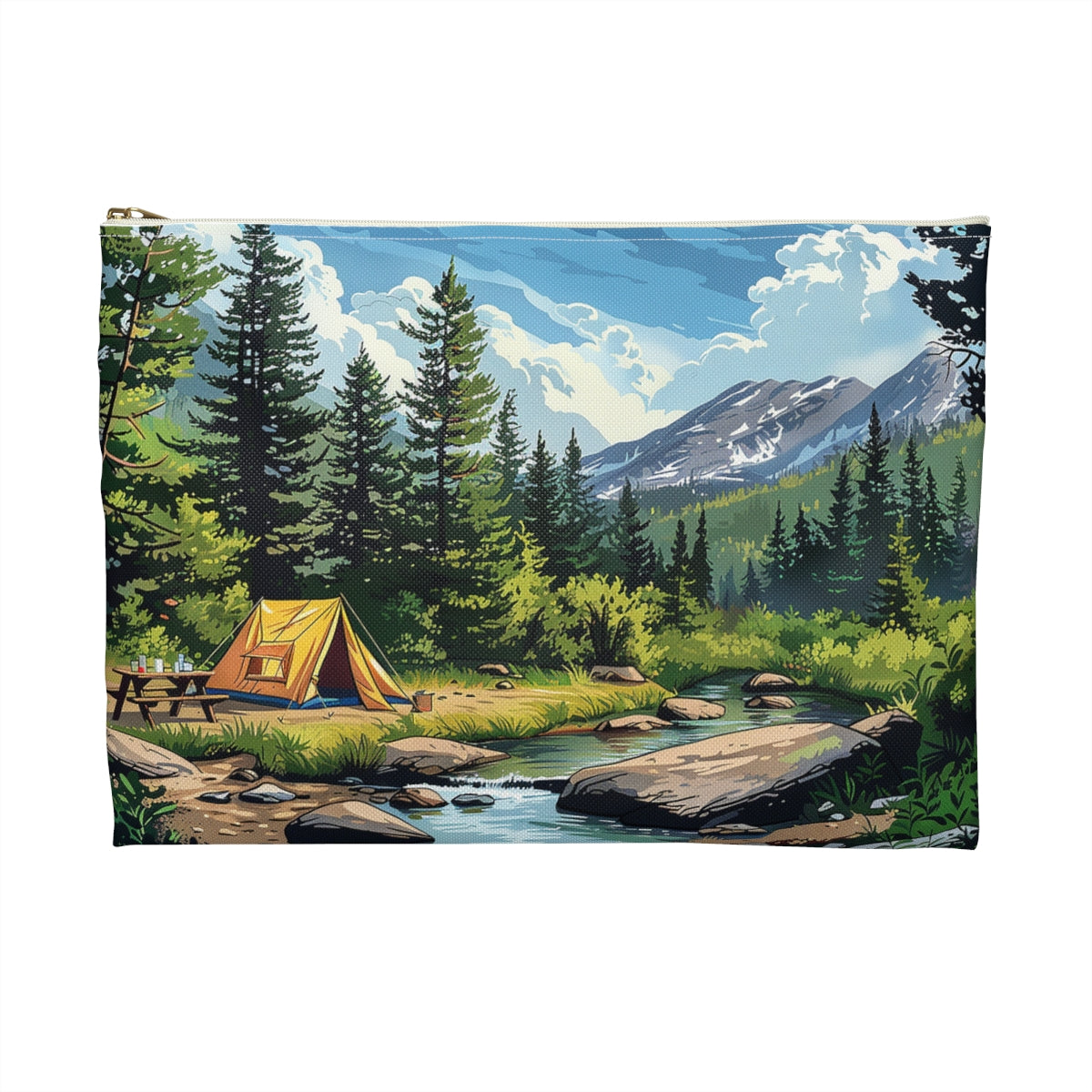 High Sierras Camp Accessory Pouch - back view