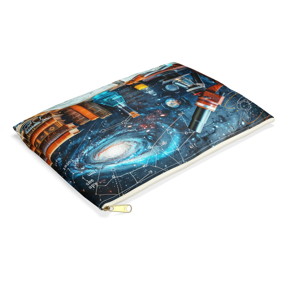 Intro to Basic Science Accessory Pouch - side view, laying flat