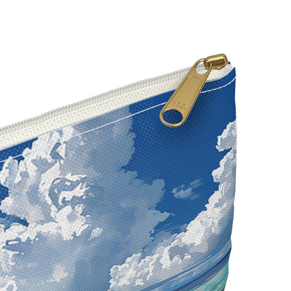 Jet Ski Tropical Paradise Accessory Pouch - close-up detail