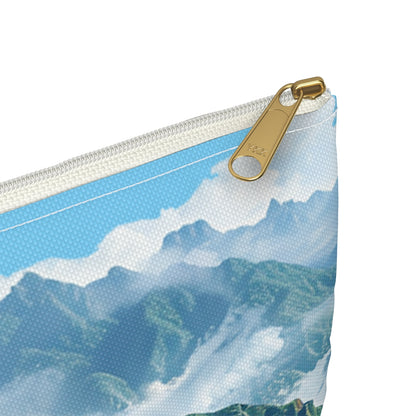 Machu Picchu Misty Peaks Accessory Pouch - close-up detail