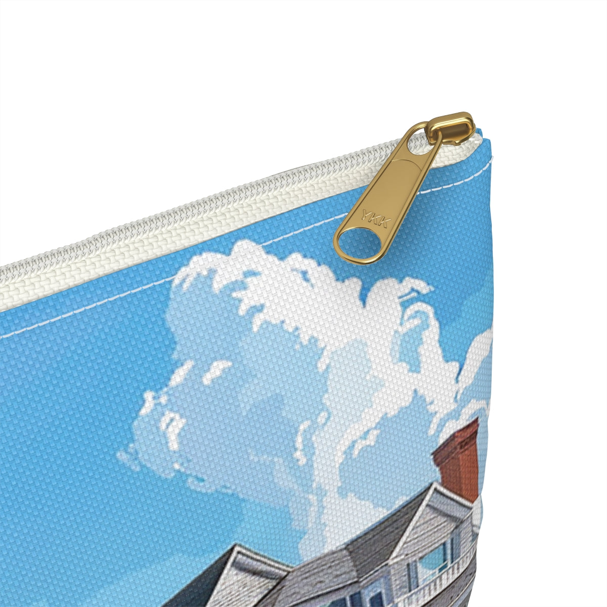 Nantucket Beach House Accessory Pouch - close-up detail