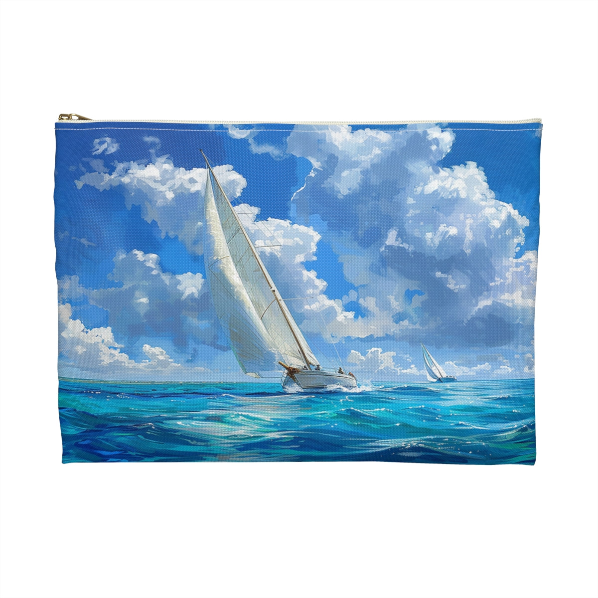 Ocean Breeze Sailing Accessory Pouch - back view
