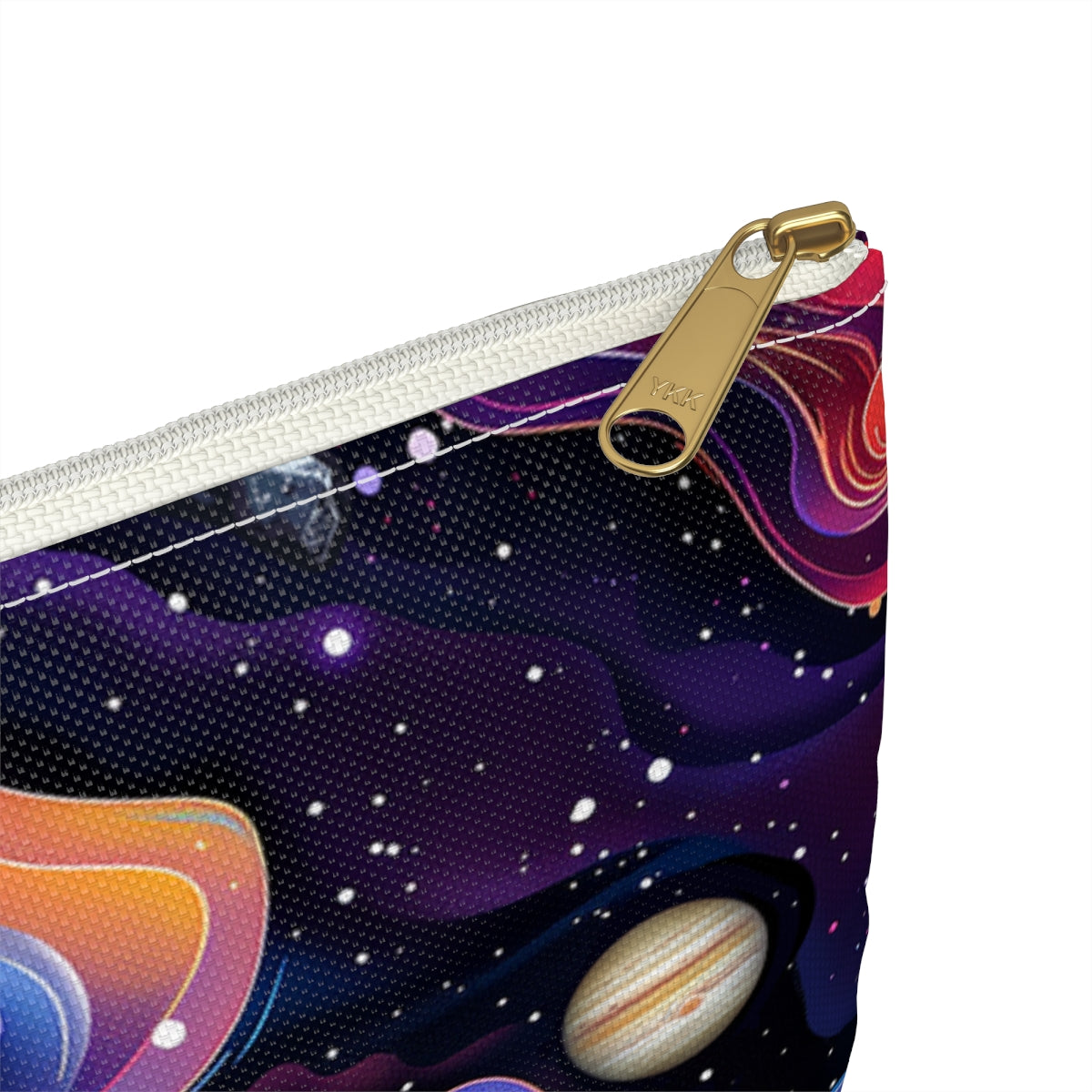 Planetary Solar Flare Accessory Pouch - close-up detail