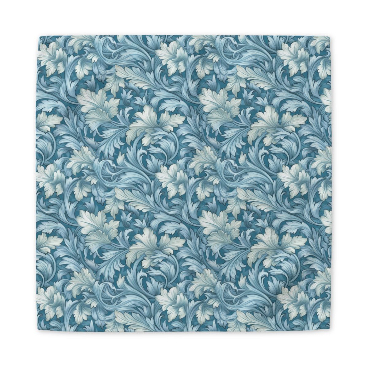Soft Blue Leaf Tapestry dinner napkin - 22 x 22
