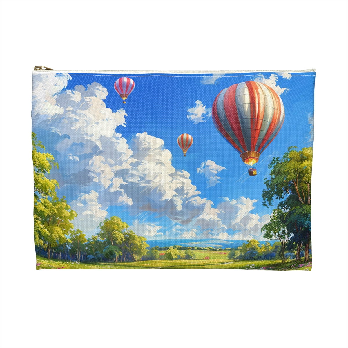 Spring Meadow Soar Accessory Pouch - back view