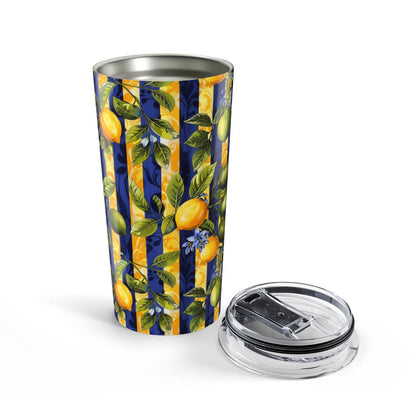 Sunlit Citrus Escape Insulated Tumbler - 20 oz. Stainless Steel, Glossy Finish