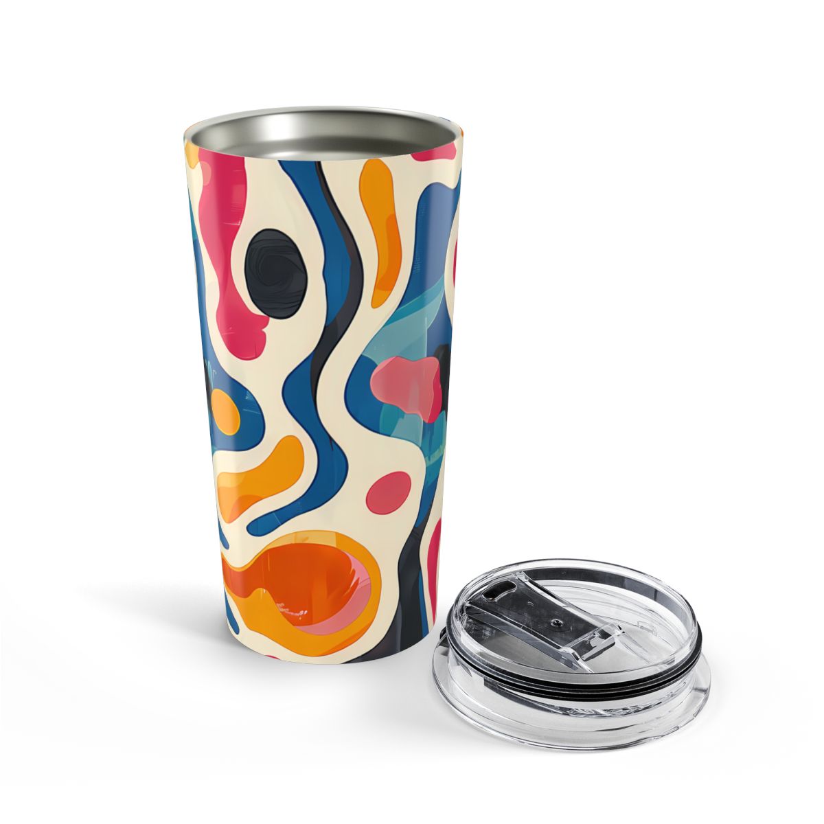 Oceanic Color Splash Insulated Tumbler - 20 oz. Stainless Steel, Glossy Finish