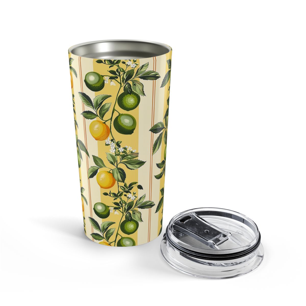Lemony Lime Insulated Tumbler - 20 oz. Stainless Steel, Glossy Finish