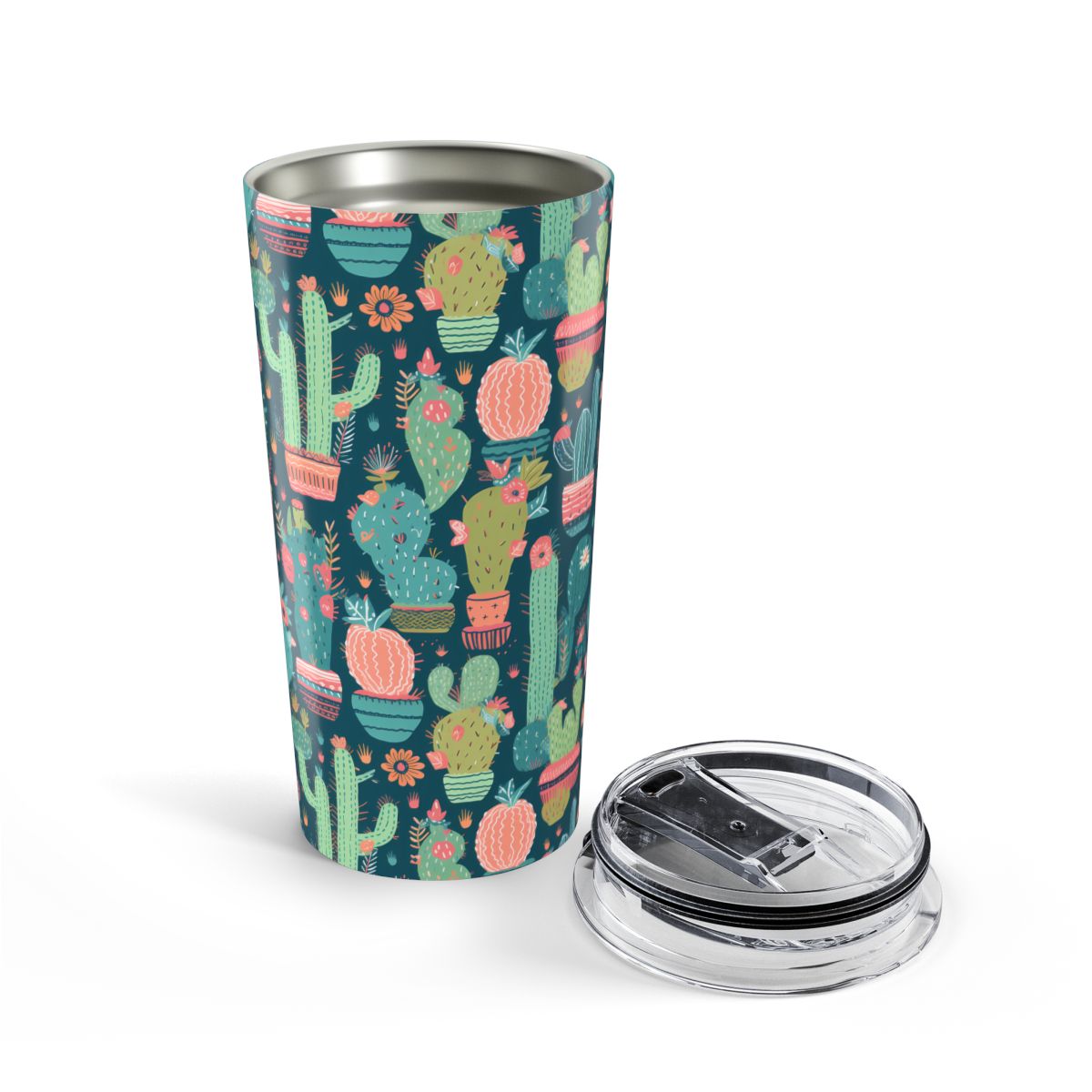Cactus Cacophony Insulated Tumbler - 20 oz. Stainless Steel, Glossy Finish