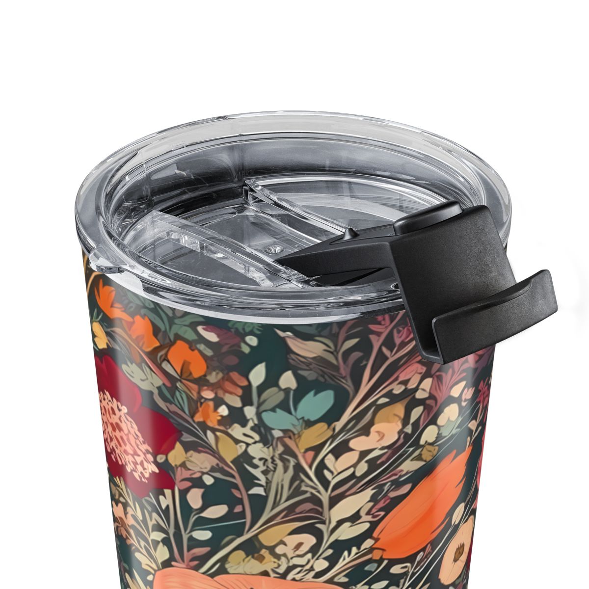 Renaissance Fall Floral Insulated Tumbler - 20 oz. Stainless Steel, Glossy Finish