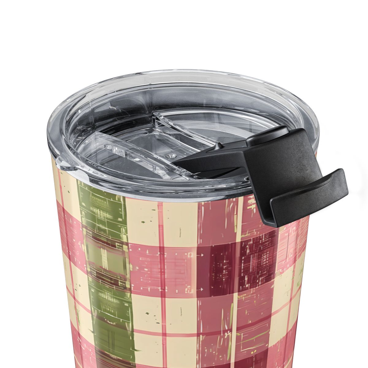 Spring Serenade Plaid Insulated Tumbler - 20 oz. Stainless Steel, Glossy Finish