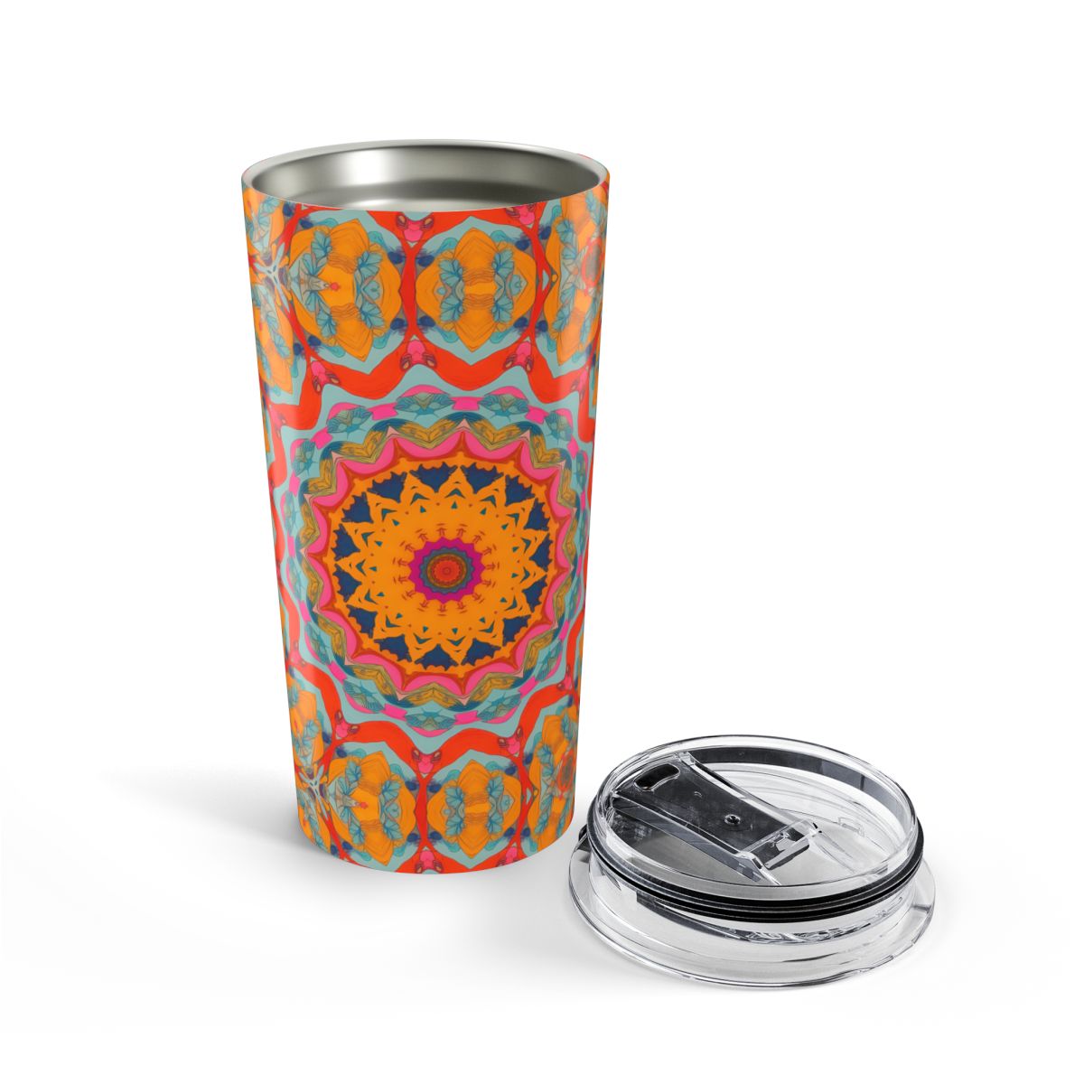 Golden Radiance Insulated Tumbler - 20 oz. Stainless Steel, Glossy Finish