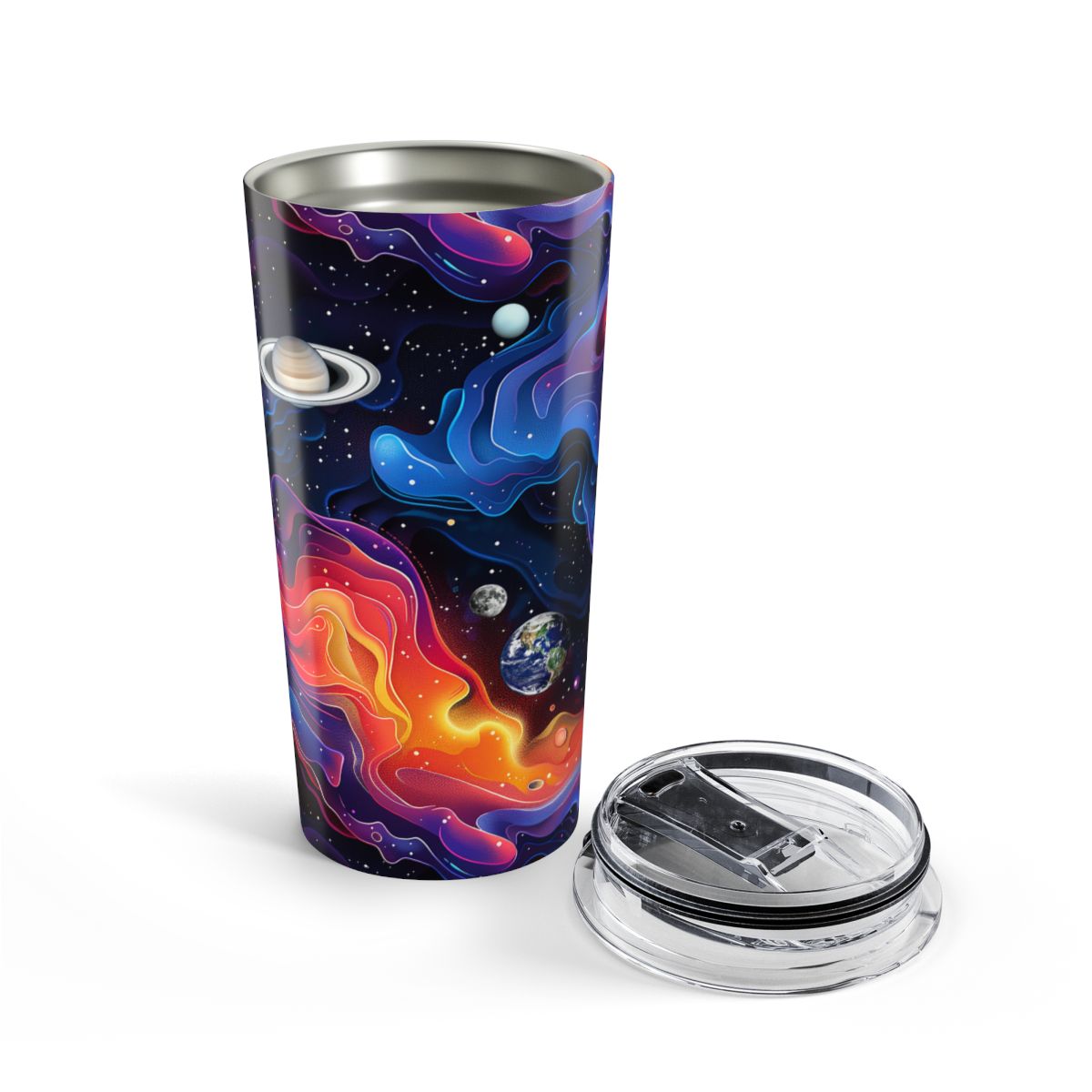 Planetary Solar Flare Insulated Tumbler - 20 oz. Stainless Steel, Glossy Finish