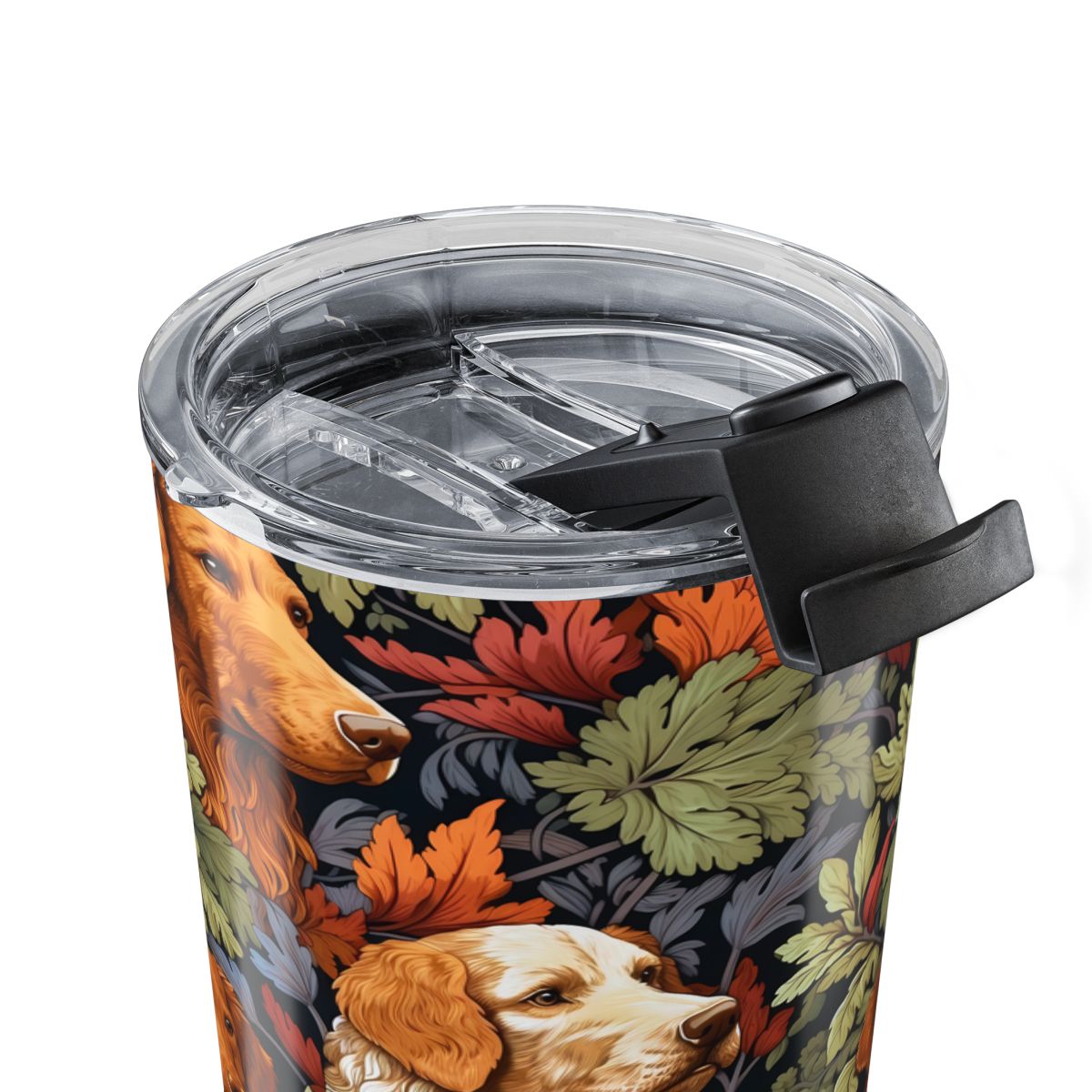Classic English Dog Tapestry Insulated Tumbler - 20 oz. Stainless Steel, Glossy Finish