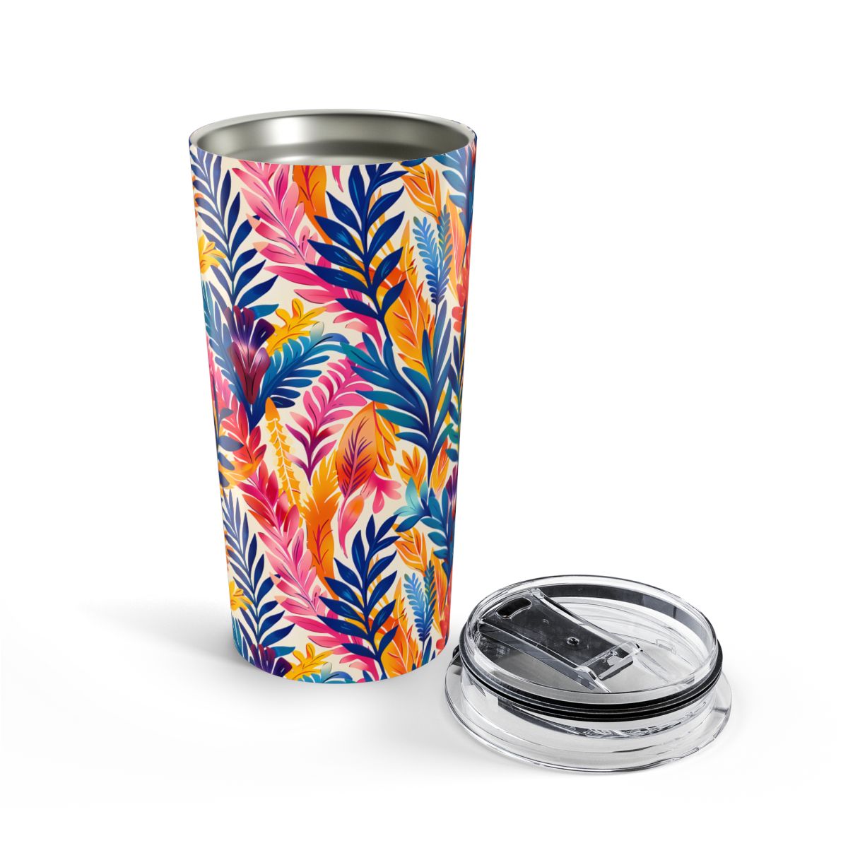 Fern-Tastic Whimsy Insulated Tumbler - 20 oz. Stainless Steel, Glossy Finish