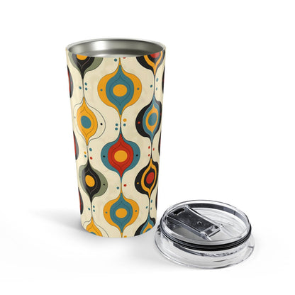 Retro Swinging Baubles Insulated Tumbler - 20 oz. Stainless Steel, Glossy Finish