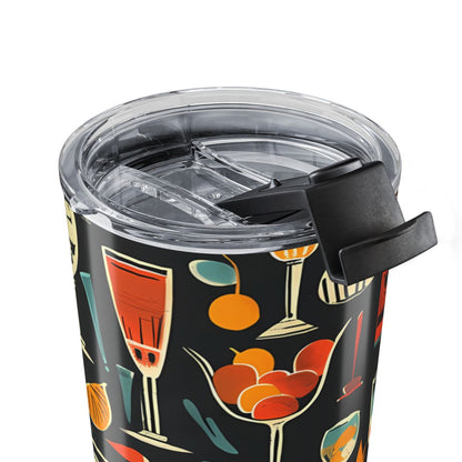 Midcentury Cocktail Soirée Insulated Tumbler - 20 oz. Stainless Steel, Glossy Finish