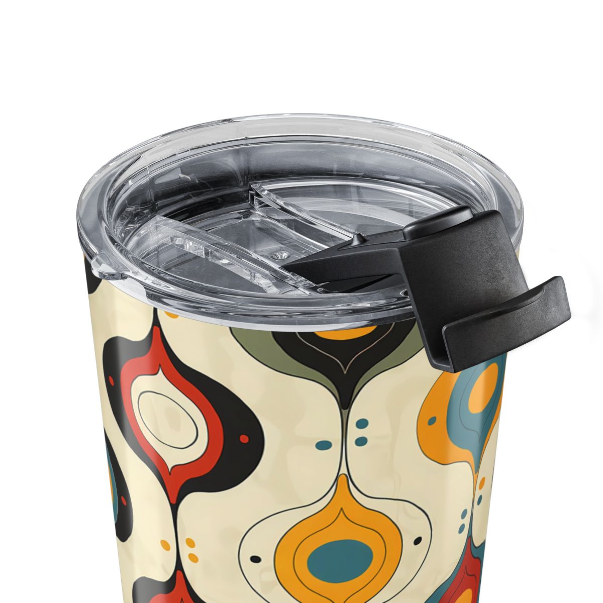 Retro Swinging Baubles Insulated Tumbler - 20 oz. Stainless Steel, Glossy Finish