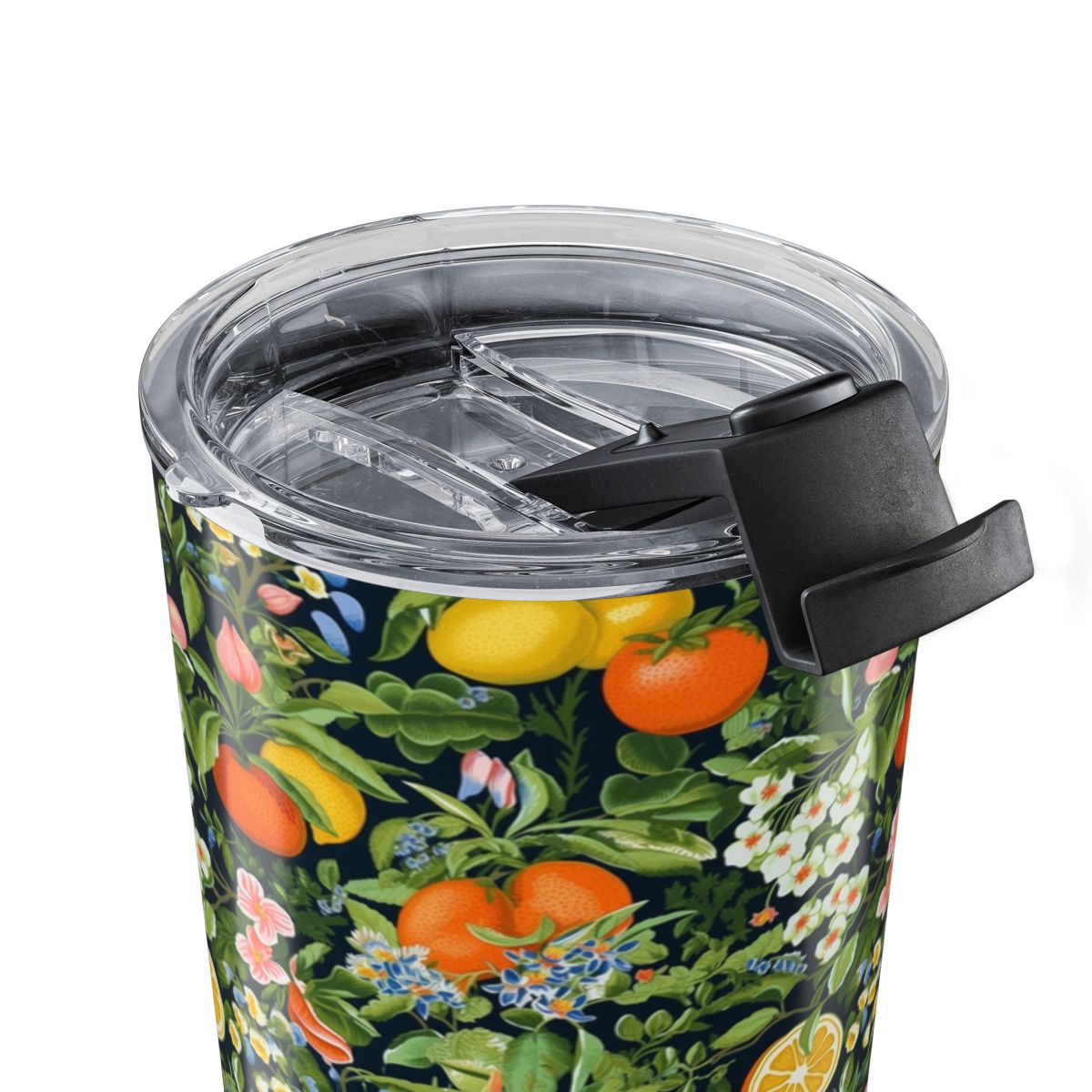 Classic Fruit & Floral Insulated Tumbler - 20 oz. Stainless Steel, Glossy Finish