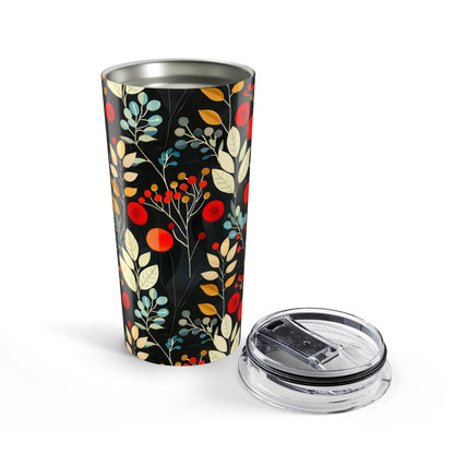 Retro Woodland Whispers Insulated Tumbler - 20 oz. Stainless Steel, Glossy Finish