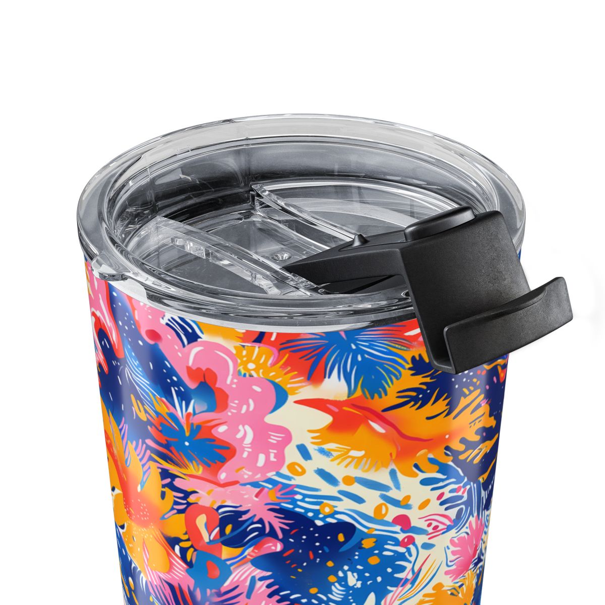 Splatter Blossom Insulated Tumbler - 20 oz. Stainless Steel, Glossy Finish