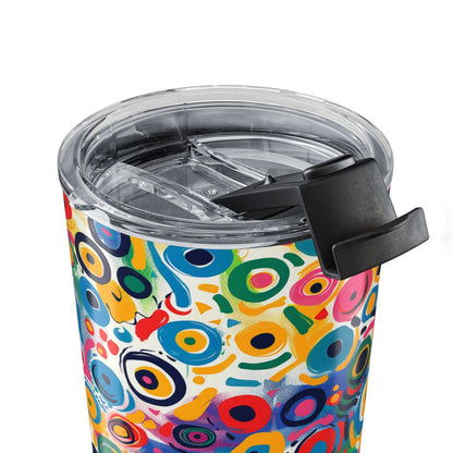 Pop Art Swirls Insulated Tumbler - 20 oz. Stainless Steel, Glossy Finish