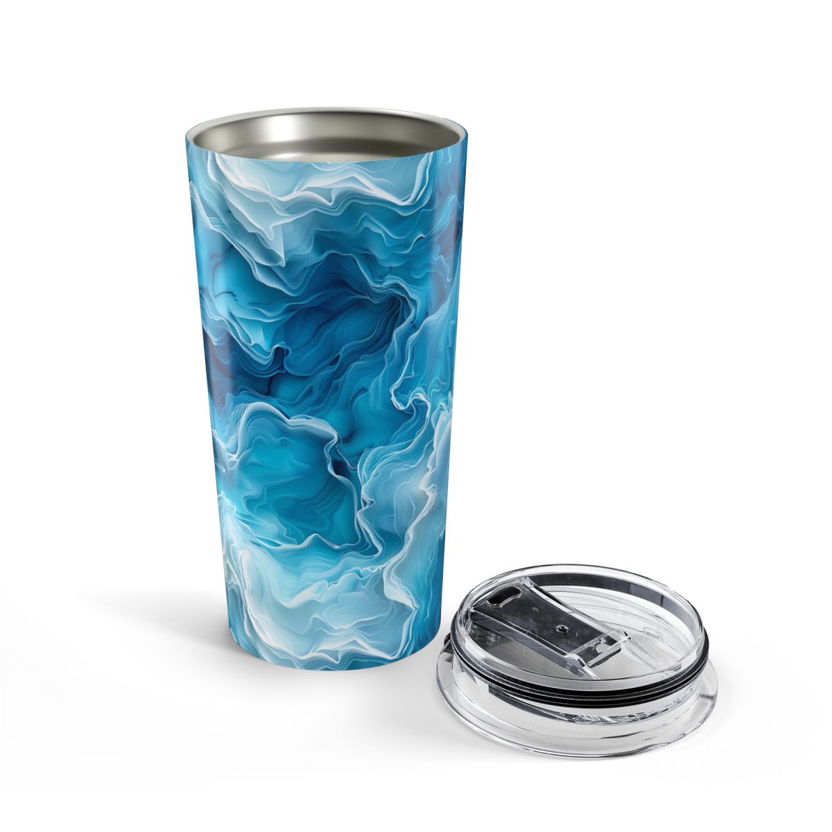 Glacial Caverns Insulated Tumbler - 20 oz. Stainless Steel, Glossy Finish