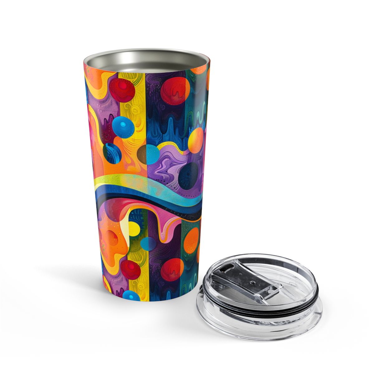 Color Wave Insulated Tumbler - 20 oz. Stainless Steel, Glossy Finish