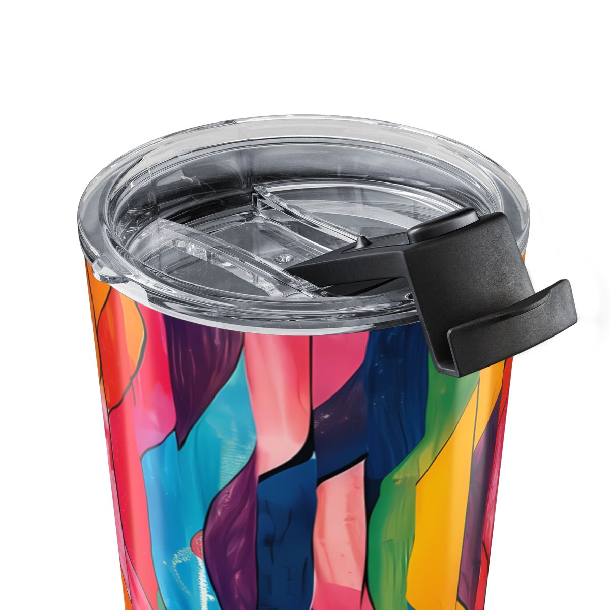 Retro Ripples Insulated Tumbler - 20 oz. Stainless Steel, Glossy Finish