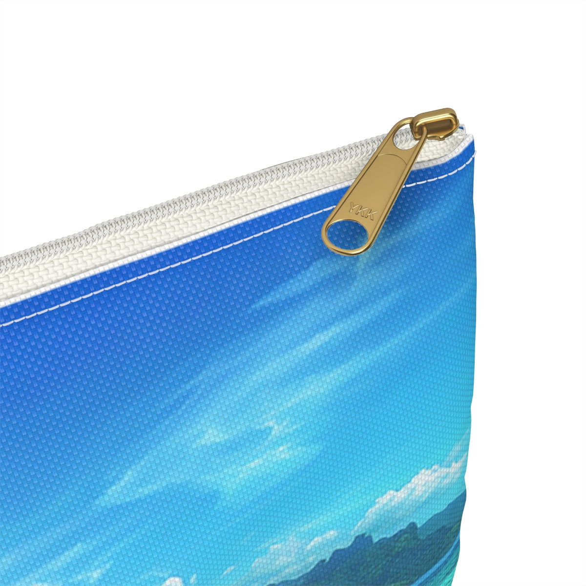 Tropical Serenity Accessory Pouch - close-up detail