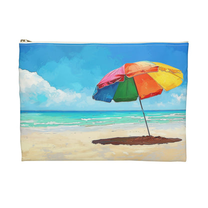 Tropical Tranquility Accessory Pouch - back view